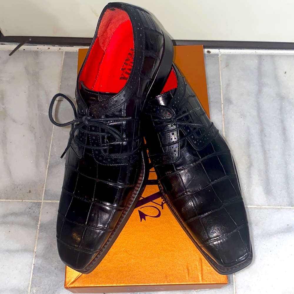 Fennix Genuine Alligator Shoes 10 1/2